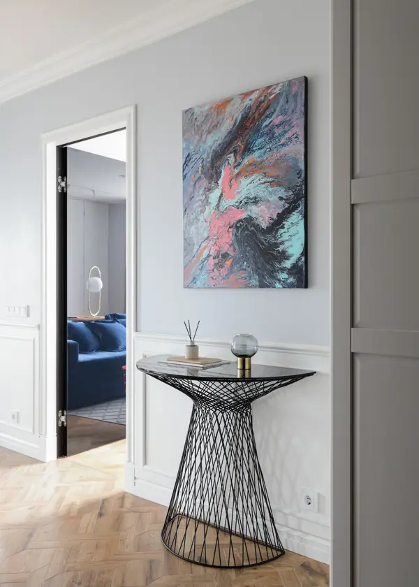 Chic interior for young couple