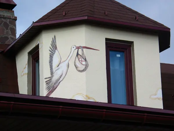 Проект росписи фасада с казачьей тематикой