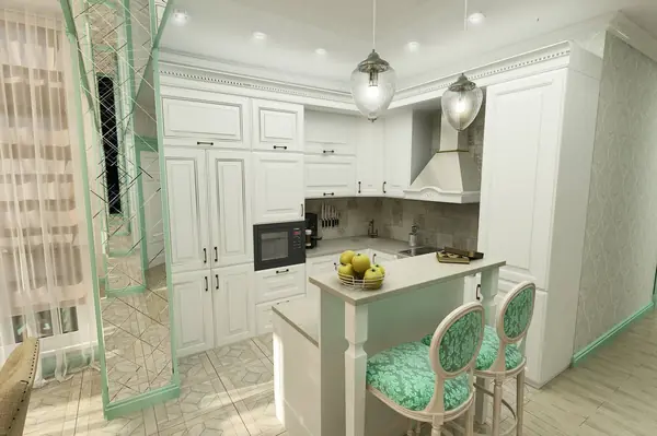 Дизайн интерьеров 3х комнатной квартиры.Классика.