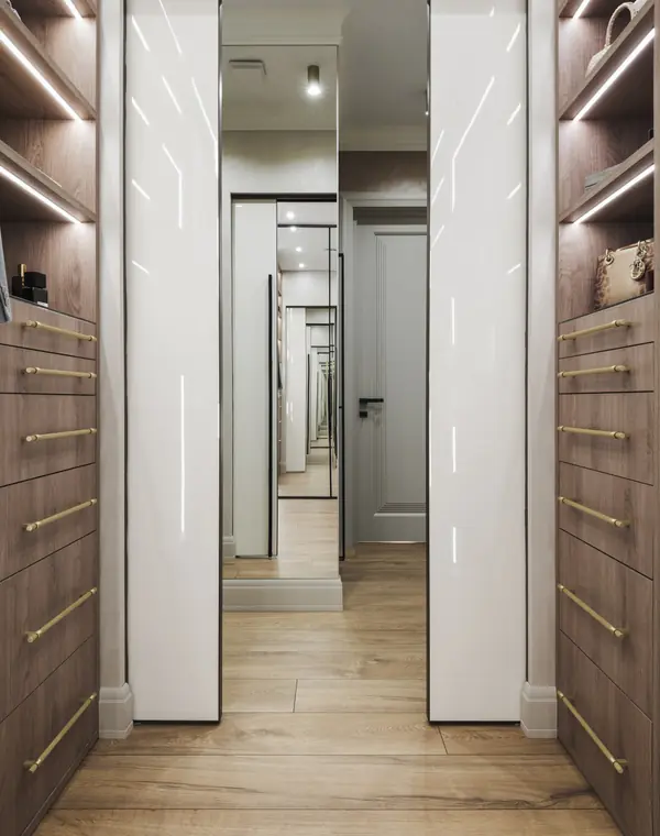 Реализация современной четырехкомнатной квартиры площадью 170 м²