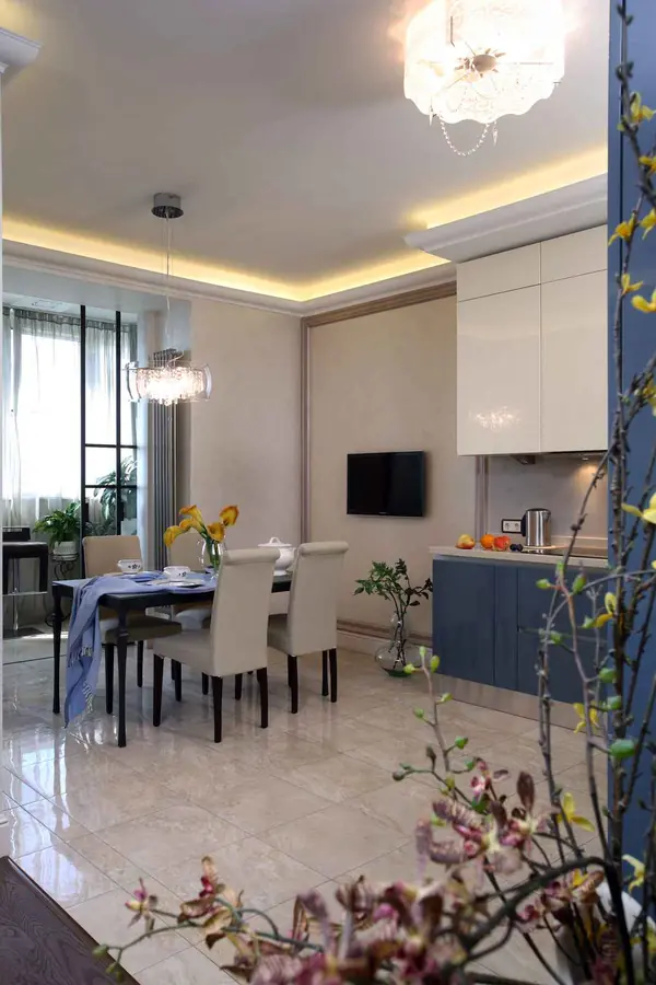 Фото интерьеров Пентхауса ул. Гарибальди