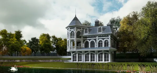 Частный дом в пригороде Владивостока общей площадью 600 кв.м.