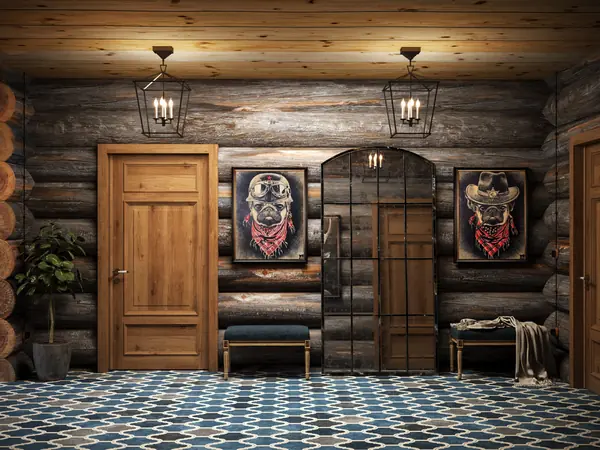 Дом из кело. Тамбур