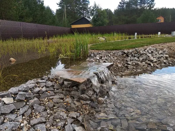 Декоративный водоём в п. Огурдино (Пермский край)