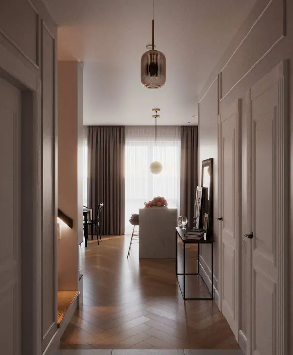 Дизайн двухуровневой квартиры в Санкт-Петербурге