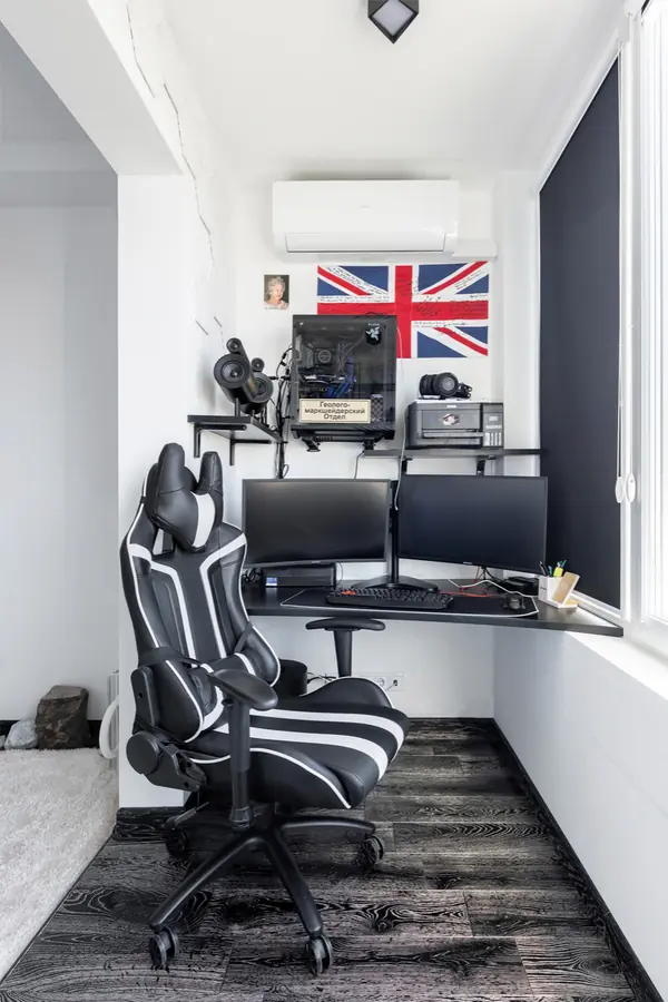 Студия для геолога в стиле минимализм