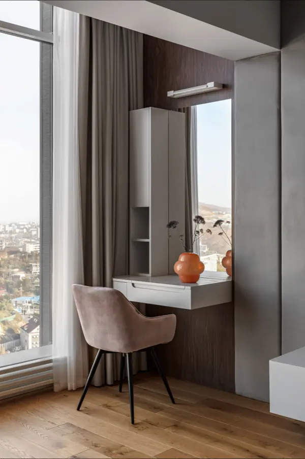 Реализованный дизайн-проект квартиры в ЖК "Высота"