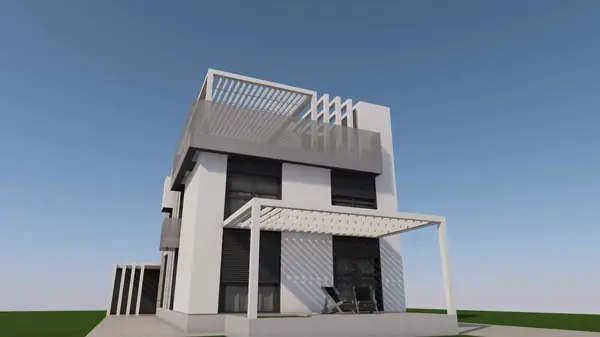 Современный аутентичный облик дома