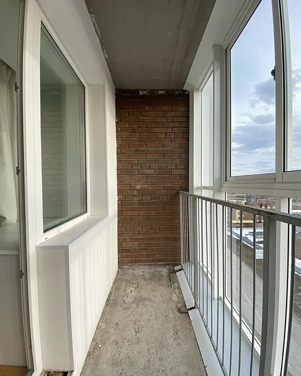 Лоджия "до и после"