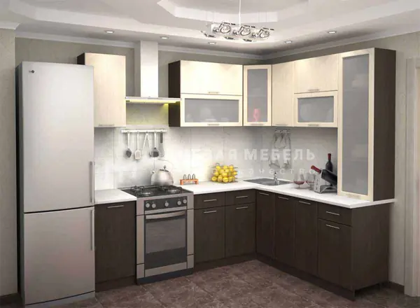 Угловая кухня для хрущевки Корнер арт.23