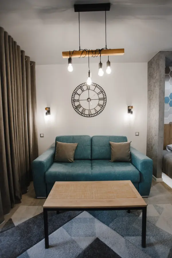 лофт гостиная-спальня