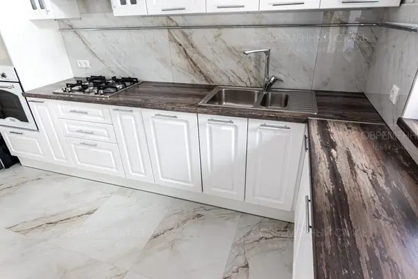 Кухня Эллада (кухня в загородный дом)