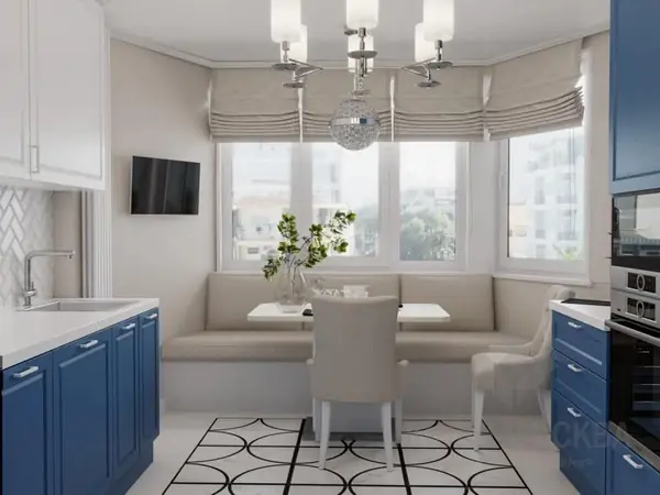 Дизайн-проект трехкомнатной квартиры 81 кв.м. ЖК «Москва и область»