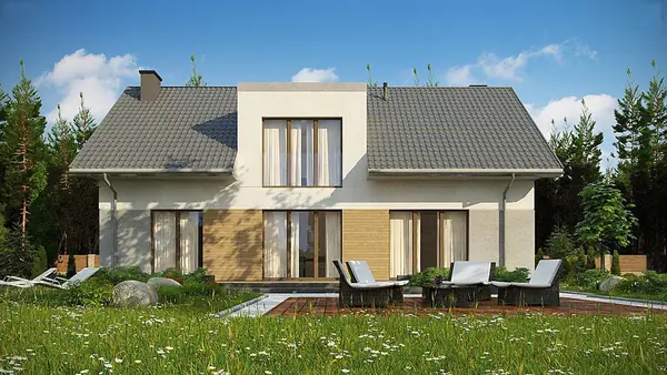 Дом 239 м2 Современный стиль