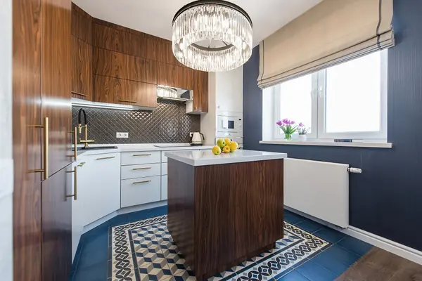 Кухня в натуральном шпоне