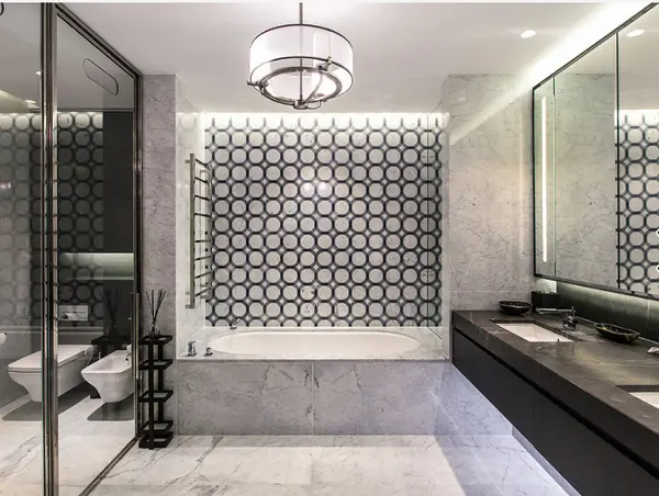 Светильники в ванной комнате