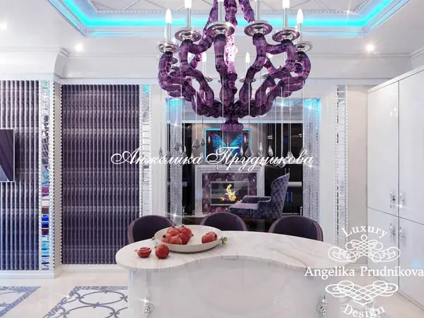 Роскошь интерьера кухни в стиле Ар-Деко