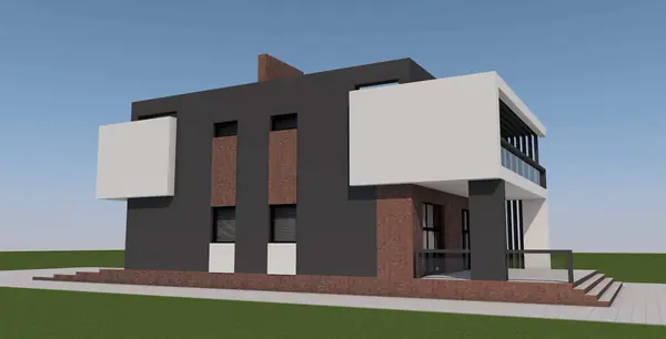 Архитектура дома в стиле Хай-тек