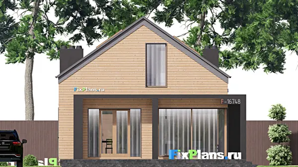 Проект дома с мансардой 21х9 м S249м2 F-16748