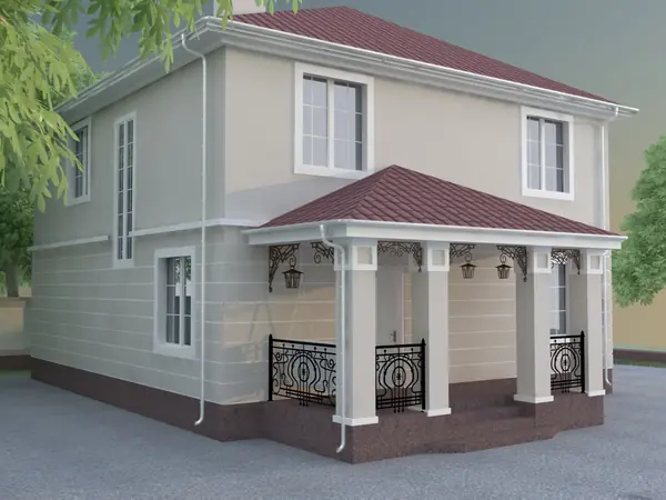 Коттедж в классическом стиле