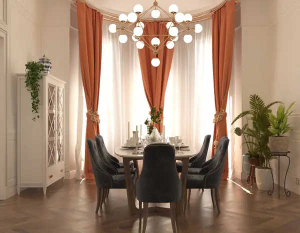 Дизайн-проект загородного коттеджа