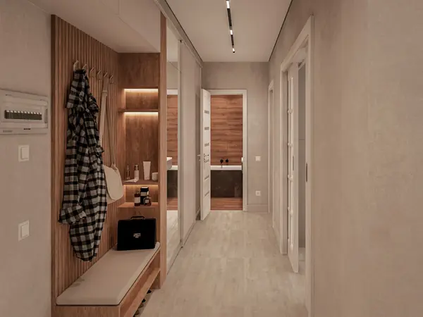 Дизайн-проект двухкомнатной квартиры 57 м2