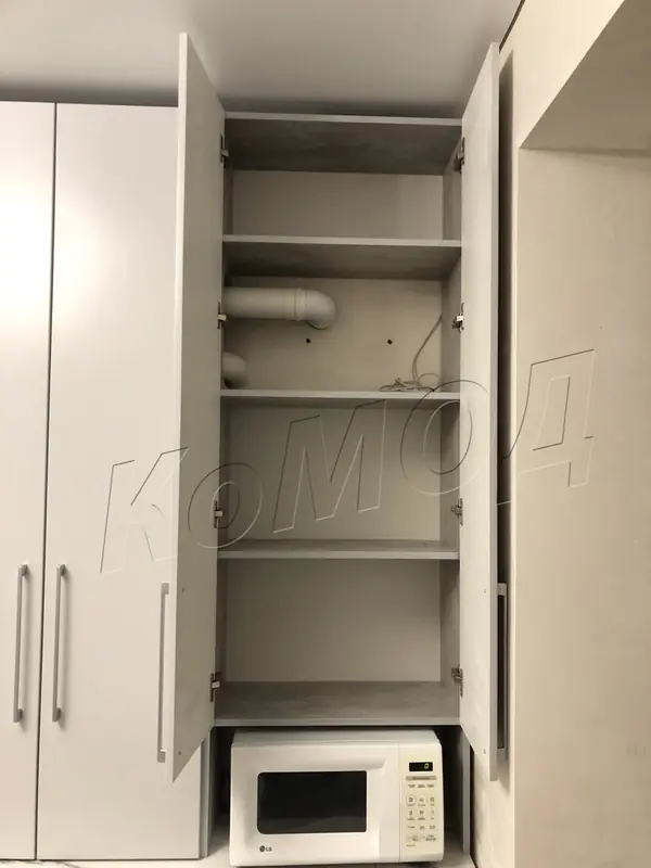 Кухня с фасадом МДФ краска