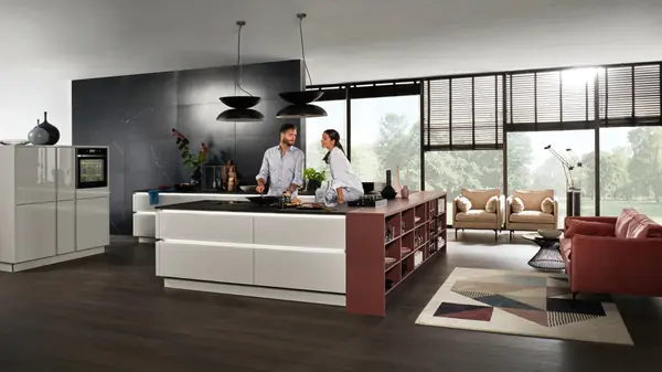 Platingrau Hochglanz