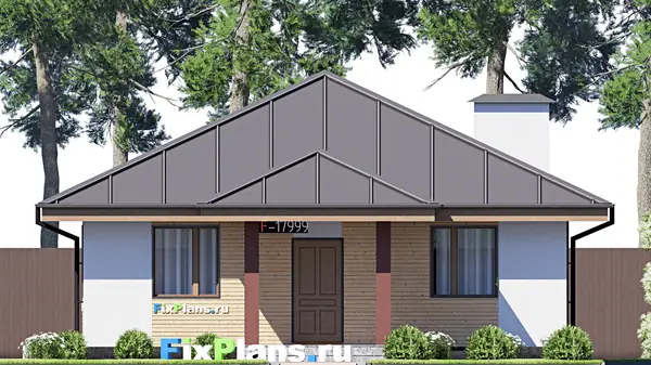 Проект одноэтажного дома 16х10м S110м2 F-17999