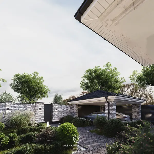 Дом в стиле неоклассика в Ростове