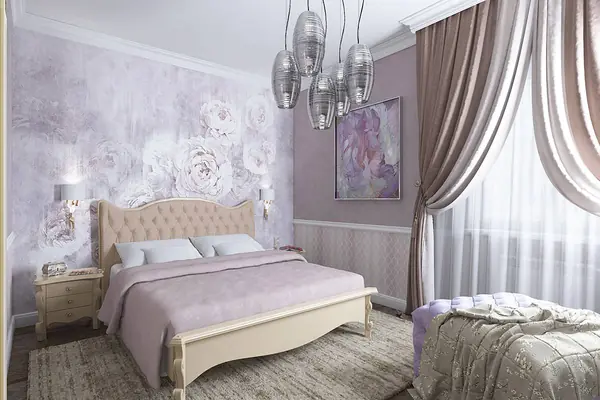 Загородный дом. спальня