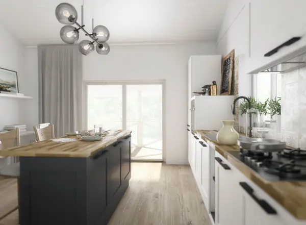 Скандинавский стиль в "каркаснике".