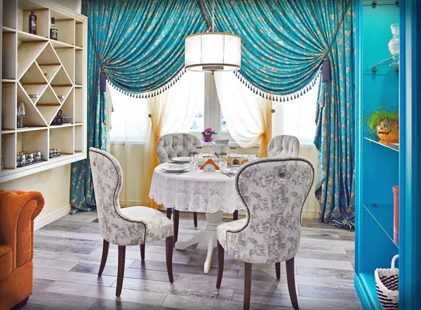 Столовая в бирюзе