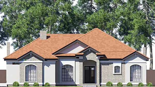 Проект одноэтажного дома 19х24м S302м2 F-17279