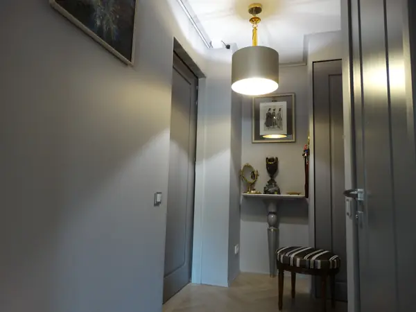 Квартира 70 м2 оттенки серого