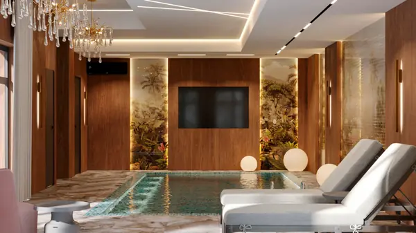 Дизайн-проект частного бассейна