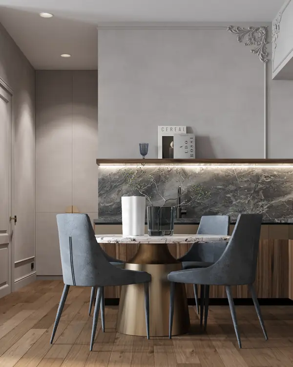 Дизайн кв Moskow Citi