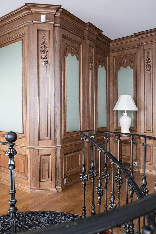 Кабинет в классическом стиле из дуба