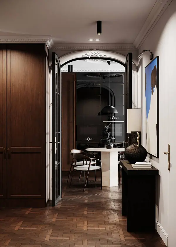 Пространство с нотами французского стиля