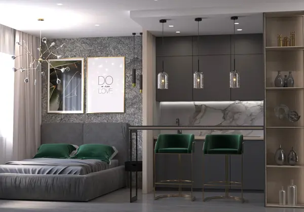 Однокомнатная квартира площадью 28 кв.м для студентки