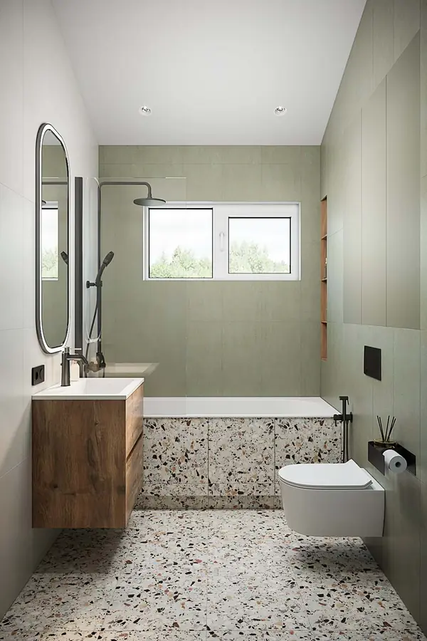 Дизайн интерьера дом 71 м² фьюжн Ольховка Кантри Клаб