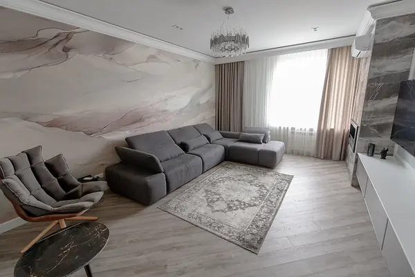 Реализация гостиной в стиле "Современная классика"