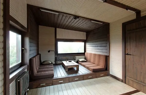 Wood Patchwork House