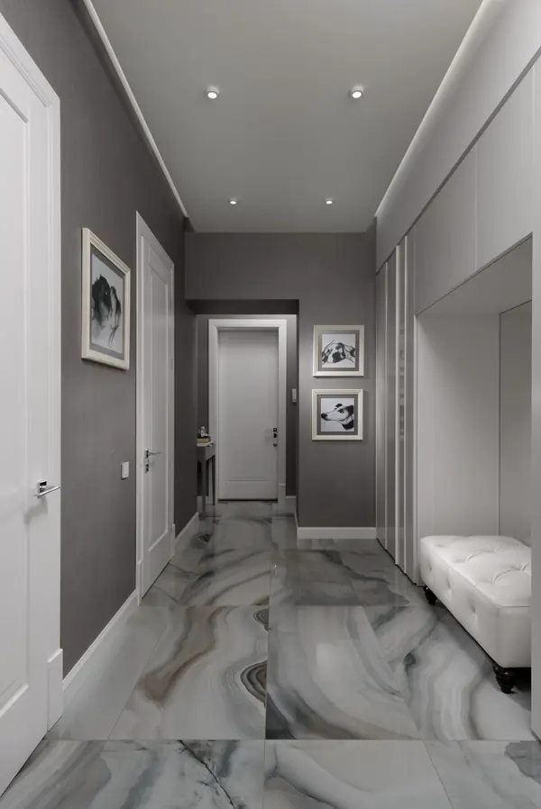 Коридор - Энергия гармонии. Квартира для молодой пары.