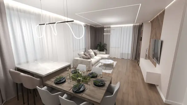 Проект 3-ком. квартиры для молодой пары