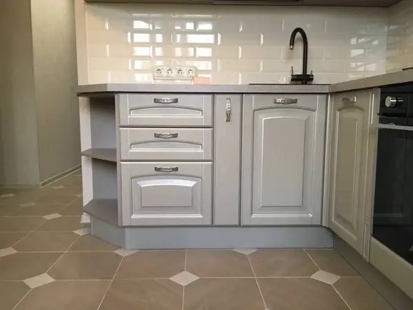 Кухонный гарнитур, зеленый 2