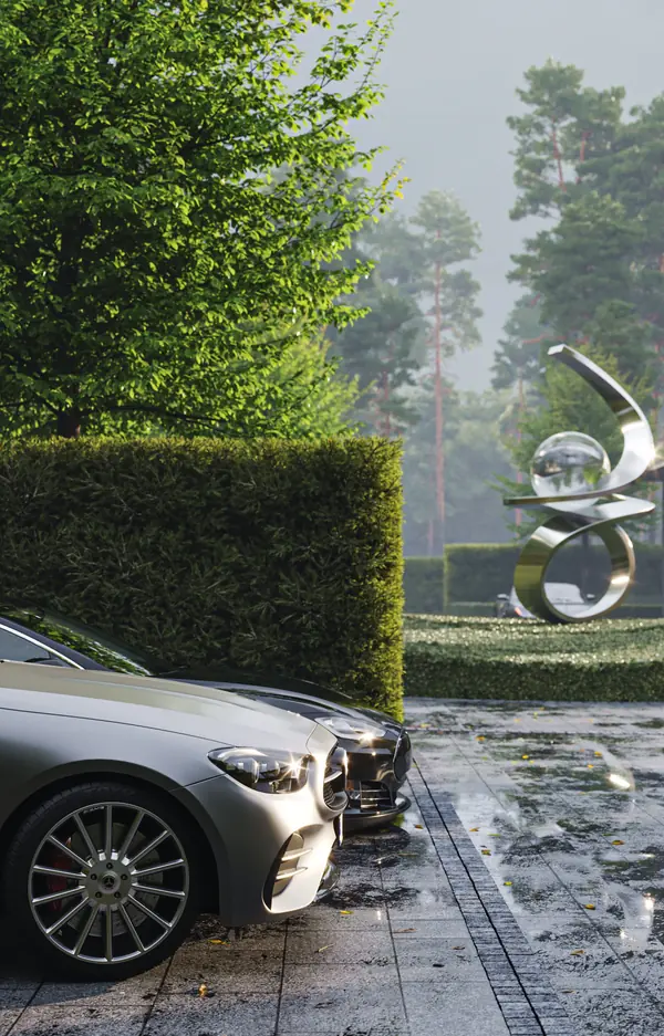 Частный сад в Московской области