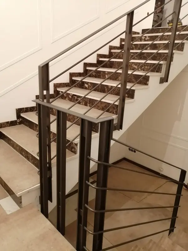 Перильное ограждение по проекту дизайнера