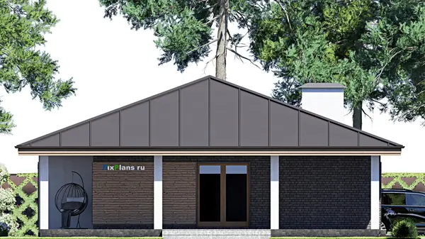 Проект одноэтажного дома 13х16м S161м2 F-17450