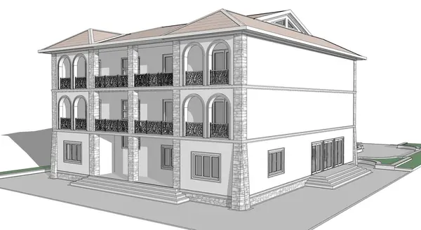 Внешний вид гостевого дома 03